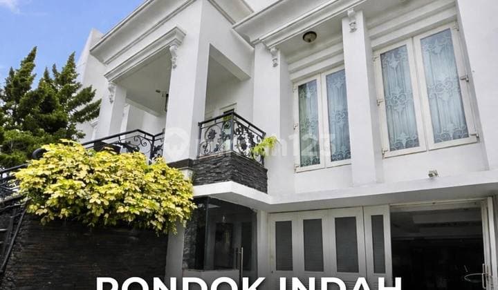 Rumah Mewah Semi Furnished Modern Classic di Pondok Indah Jakarta