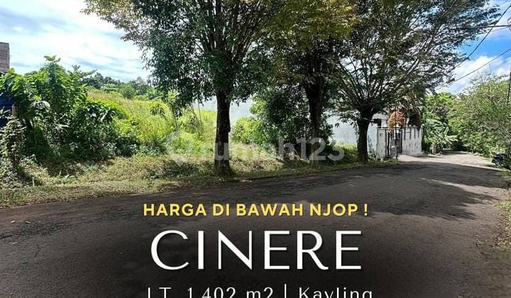 Dibawah NJOP Kavling Siap Bangun Dlm Komplek di Cinere Depok