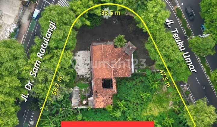 For Sale Rare and Only Largest Plot in Menteng, Central Jakarta, Commercial Area, Can Build Up to 8 Floors, Contact 0813-1838-1838.