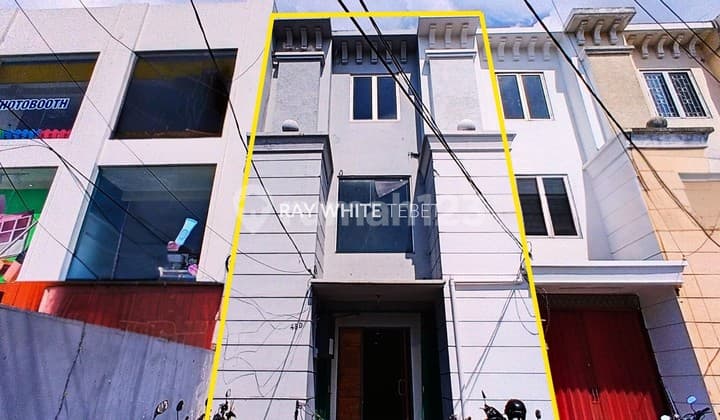 Ruko SHM 3 Lantai Tebet Raya, Luas 5mx26m - Lokasi Komersial Strategis, Harga dekat NJOP! (Nego)
