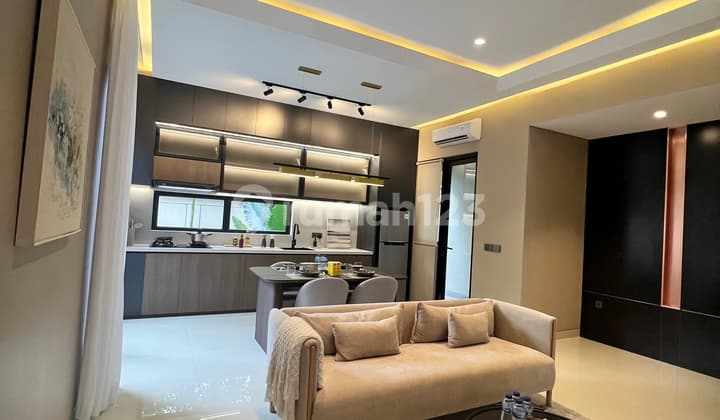 Rumah Dualantai Konsep Mezzanin Deket Rs Awal Bross Panam