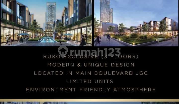 Jual Ruko Exclusive Daerah Jakarta Harga Termurah 3,3 M
