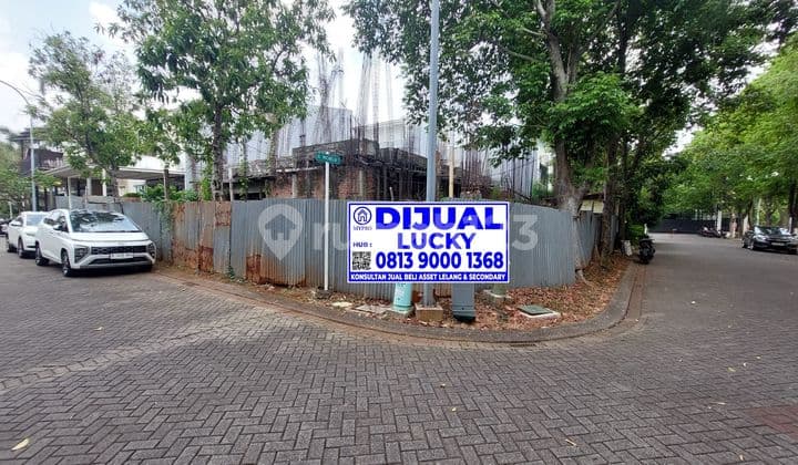 Rumah Hoek Setengah Jadi Puri Botanical Residence Cluster Michellia