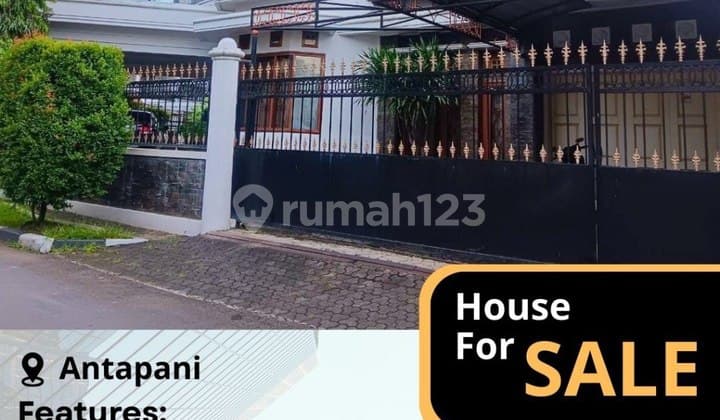 Rumah Luxury Strategis Sayap Jalan Jakarta Antapani Kota Bandung