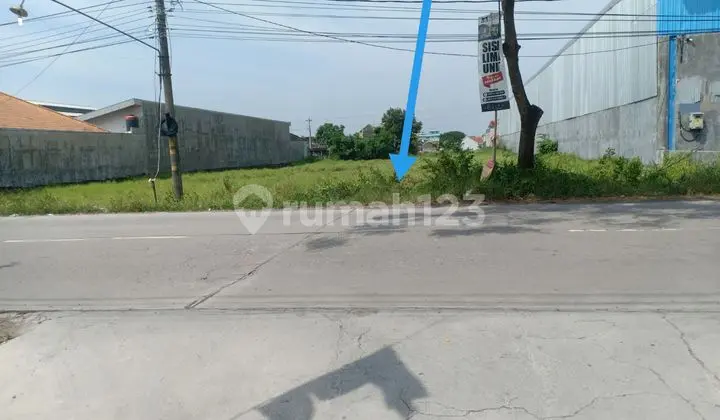 Tanah Zona Pergudangan Dekat Pintu Tol Kartasura Solo