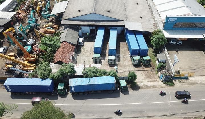 Di Sewa Gudang Siap Pakai Harga Murah Lokasi Strategis Pingir Jln Raya Dekat dengan Tol