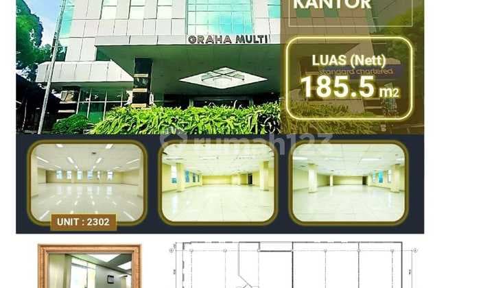 DISEWAKAN RUANGAN KANTOR GRAHA MULTI KEBON JERUK KONDISI SESUAI FOTO