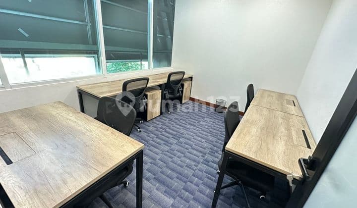 Office Rental Furnished Pelindo Tower 5 Pax With View Close to the Port