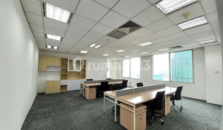 SEWA KANTOR FURNISH MEGA KUNINGAN MENARA DEA LUAS 114m2 FULL FURNISH