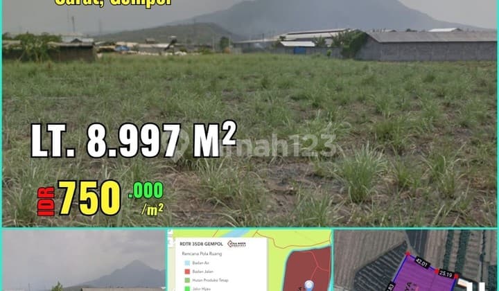 Tanah Industri Dekat Ngoro, Carat Gempol