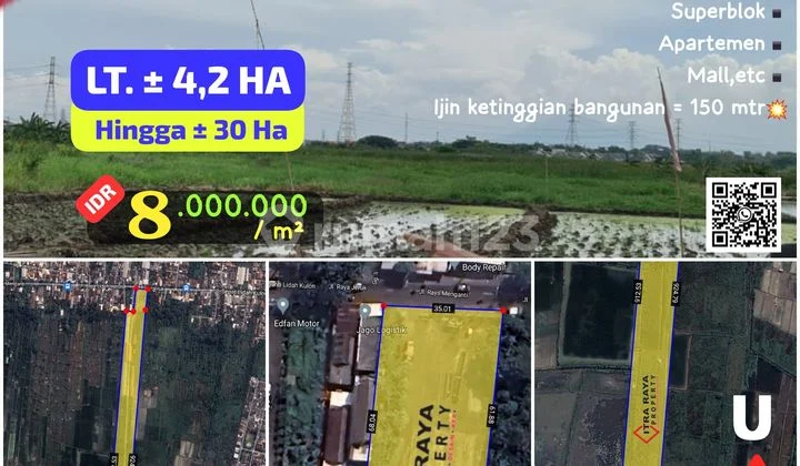 TANAH NOL JLN LAKARSANTRI,SURABAYA BARAT TANAH NOL JLN LAKARSANTRI,SURABAYA BARAT