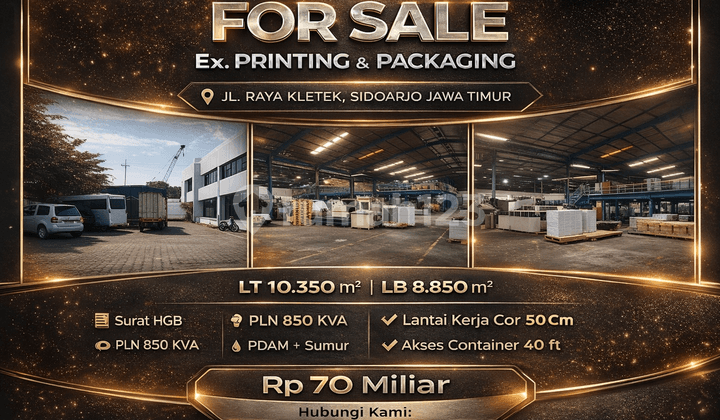 Pabrik Ex. Printing& Packaging, Sidoarjo Jatim