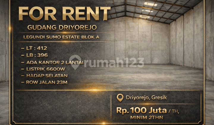 Gudang Sumo Estate Legundi, Driyorejo