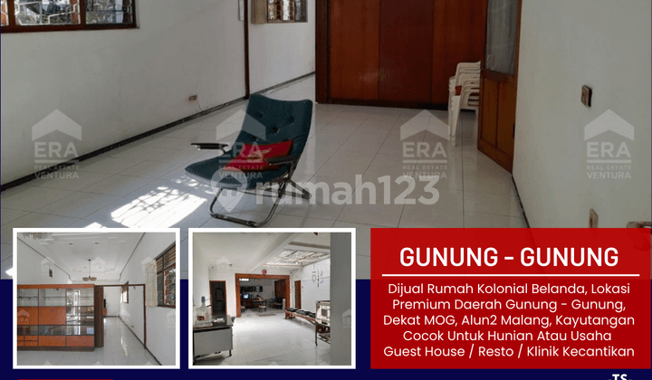 Rumah Kolonial Belanda, Daerah Gunung2, Dekat Mog Alun2