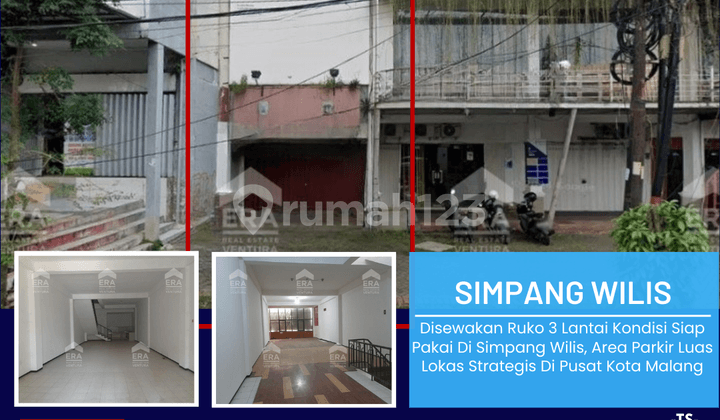 Ruko 3 Lantai Kondisi Siap Pakai Di Simpang Wilis