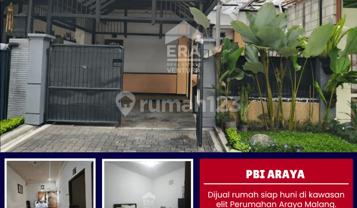 Dijual rumah siap huni di kawasan elit Perum Araya Malang