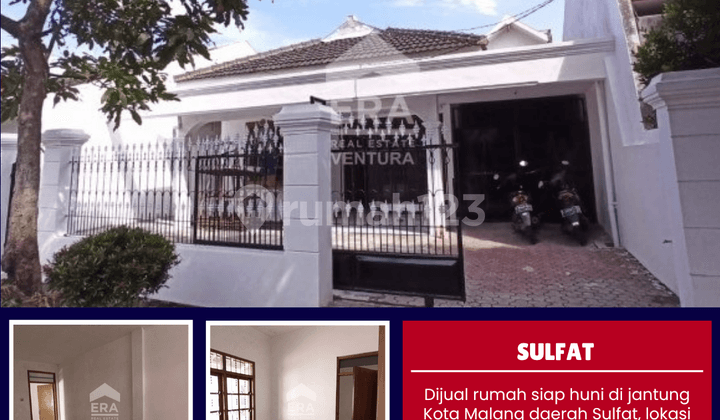 Dijual rumah siap huni di jantung Kota Malang daerah Sulfat