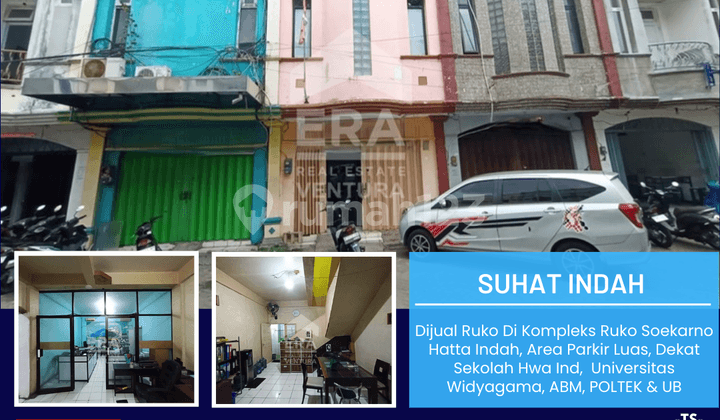 Dijual 3 Ruko Jejer Di Kompleks Ruko Soekarno Hatta Indah