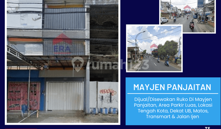 Ruko Di Mayjen Panjaitan Mbetek, Dekat UB Dan Matos