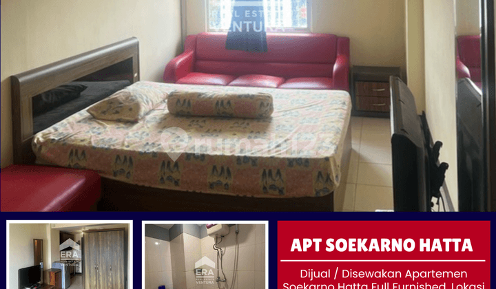 Disewakan Apartemen Soekarno Hatta Full Furnished, Dekat UB