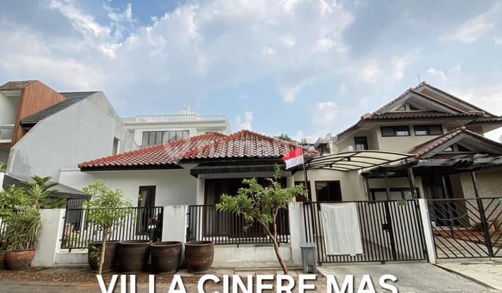 Rumah Siap Huni Di Villa Cinere Mas Shm Tinggal Bawa Koper