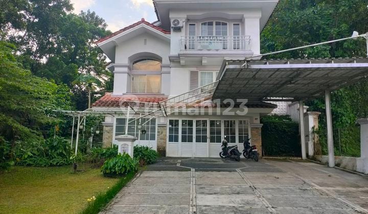 Rumah Asri Halamam Luas di Dalam Cluster Sentul