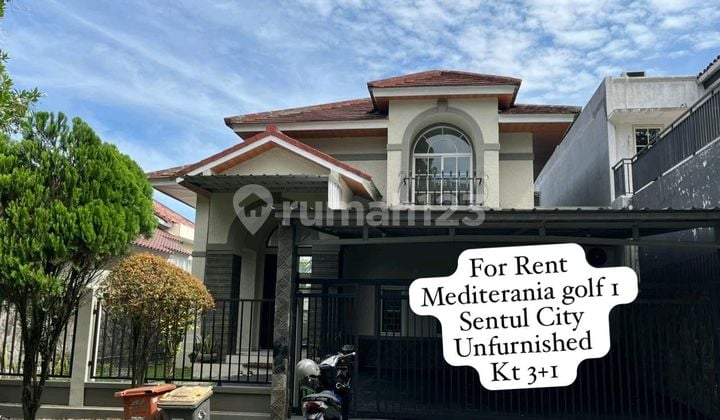 Rumah Dua Lantai di Sewakan Pertahun di Sentul City