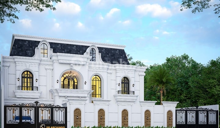 DREAM LUXURY HOUSE AMERICAN CLASSIC DESIGN STRATEGICALLY LOCATED IN JATIPADANG SOUTH JAKARTA