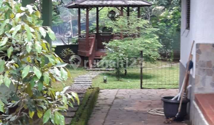 Rumah View Danau Taman Di Komplek Witana Harja Pamulang Tangsel- Taman Sangat Luas Tanah 1000m2