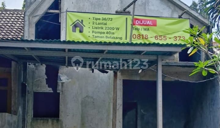 Rumah 1/2 Jadi Jual Cepat Saja