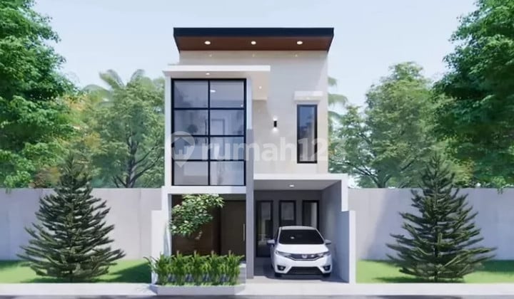 Dijual Rumah Murah 2 Lanta Bebas Model di Jalan Utama Jagakarsa