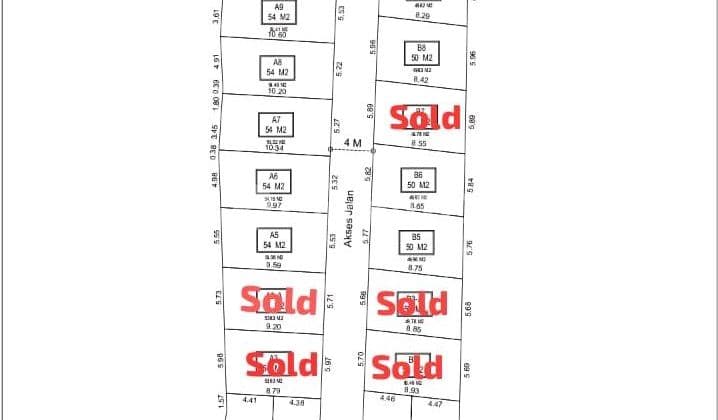 Dijual Tanah Kavling Siap Bangun di Kebagusan