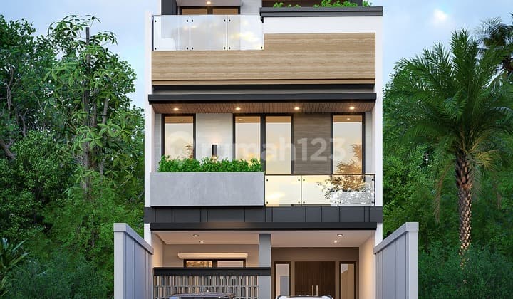Jual Rumah Modern Kontemporer Bebas Banjir di Jagakarsa Jakarta Selatan