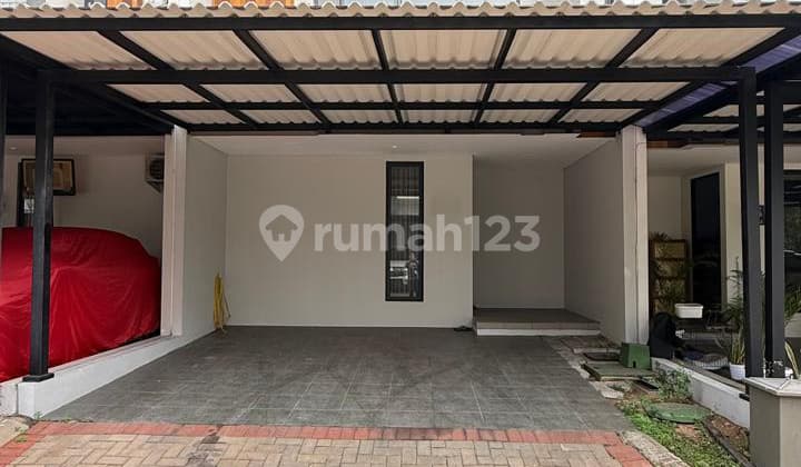 Dijual Murah....Rumah Depan Taman Semi Furnished Bagus Siap Huni di Cluster Bintaro Jaya