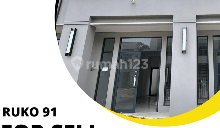 Ruko 91 District Bsd Baru Serah Terima Unit,strategis, Dekat Aeon