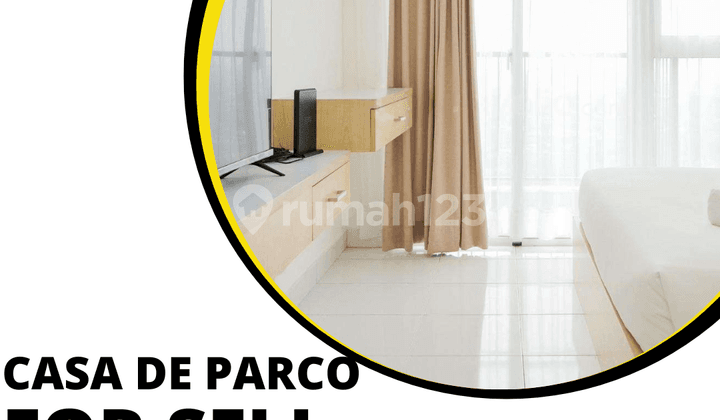 Dijual Apartemen Casa De Parco Bsd Full Furnish Harga Sahabat