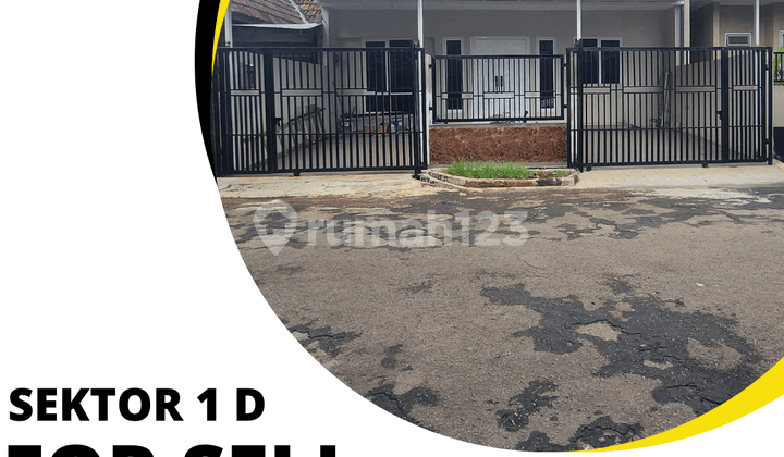 Dijual Rumah di Sektor 1 D Gading Serpong Baru Bangun SHM