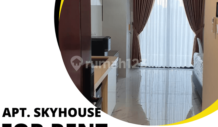 Disewakan Apartemen Sky House BSD Studio Full Furnish Siap Huni