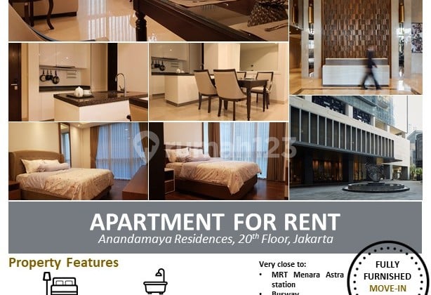 Apartemen Anandamaya Residences Bagus Furnished Apartemen Anandamaya Residences Bagus Furnished