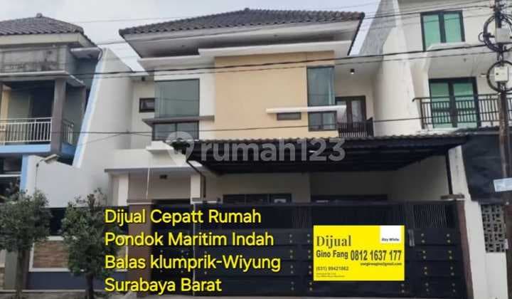 Dijual Cepat Rumah Pondok Maritim Indah Surabaya