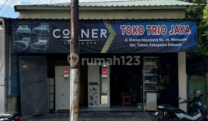 Ruko Strategis Depan Stasiun Sepanjang Bebas Banjir