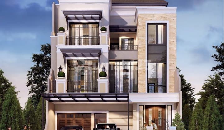 Rumah Mewah 3 Lantai Harrington Bebas Banjir Jakarta Timur