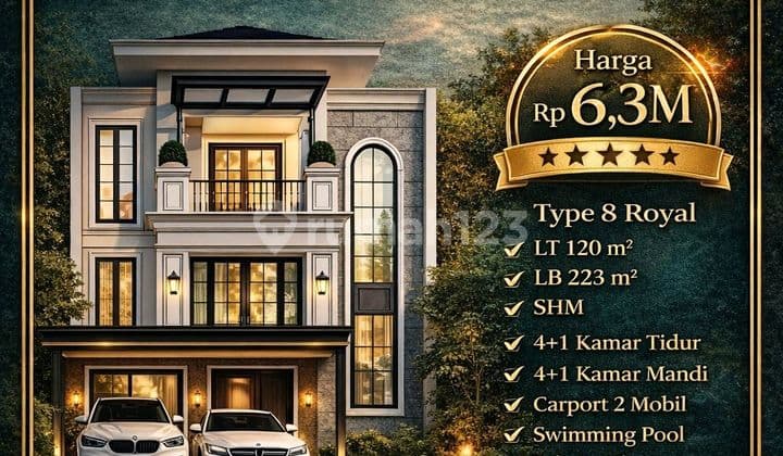 Rumah Mewah Bukit Podomoro Jakarta Timur Bebas Banjir