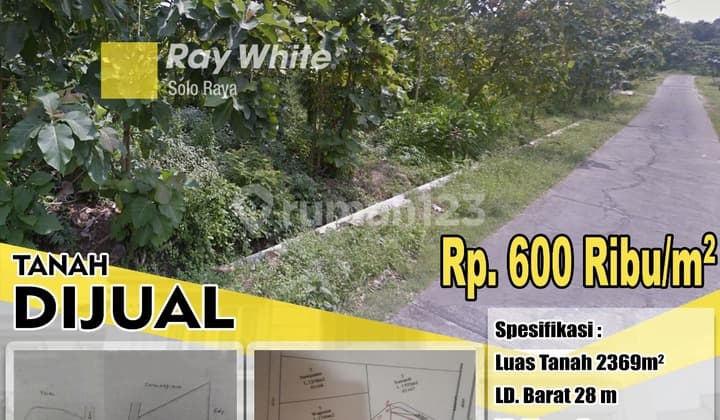Di Jual Tanah di Karangturi, Gondangrejo