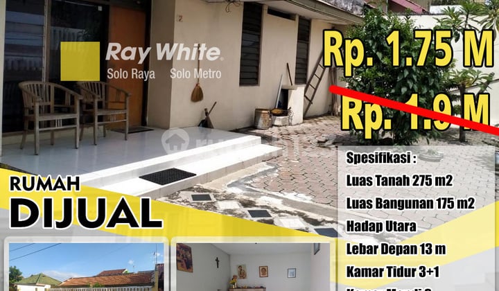 For Sale House on Pinang Raya Cemani Street, Grogol