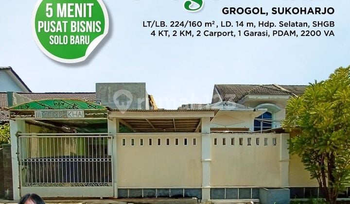 Rumah strategis lingkungan perumahan Grogol di Solobaru