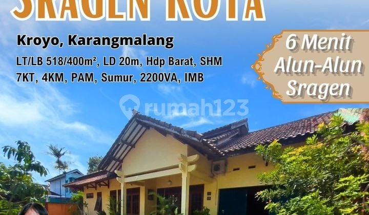 Rumah 2lantai tengah kota Sragen