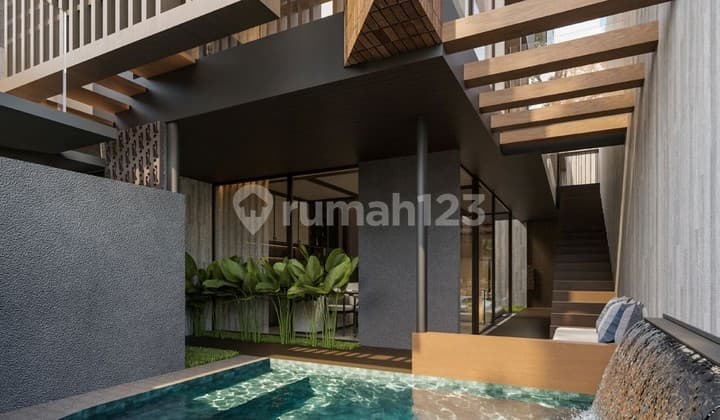 Rumah modern dan mewah, baru, 2 kamar tidur di Seminyak, Badung, Bali