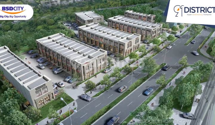 Dijual Ruko Siap Pakai di 91 District BSD 2 Lantai