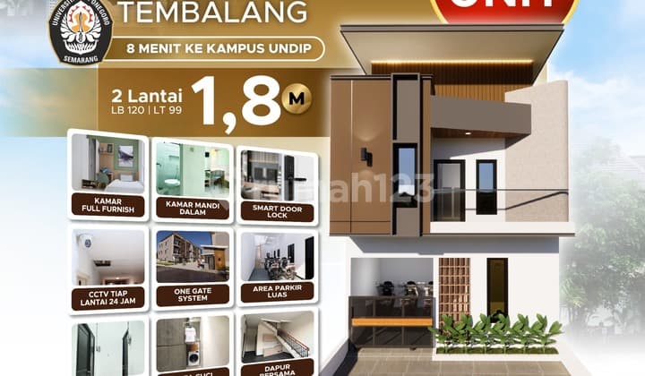 Rumah Kost Premium Full Furnish Mulawarman Undip Tembalang